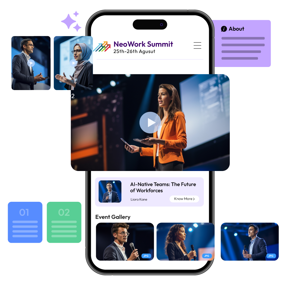 AI video summarizer for conferences