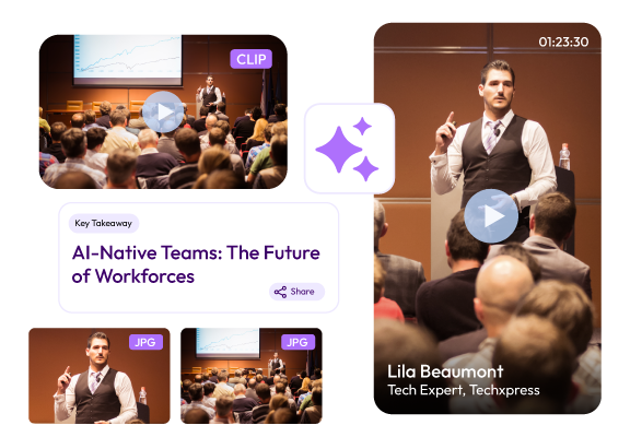 conference video Snippets generator