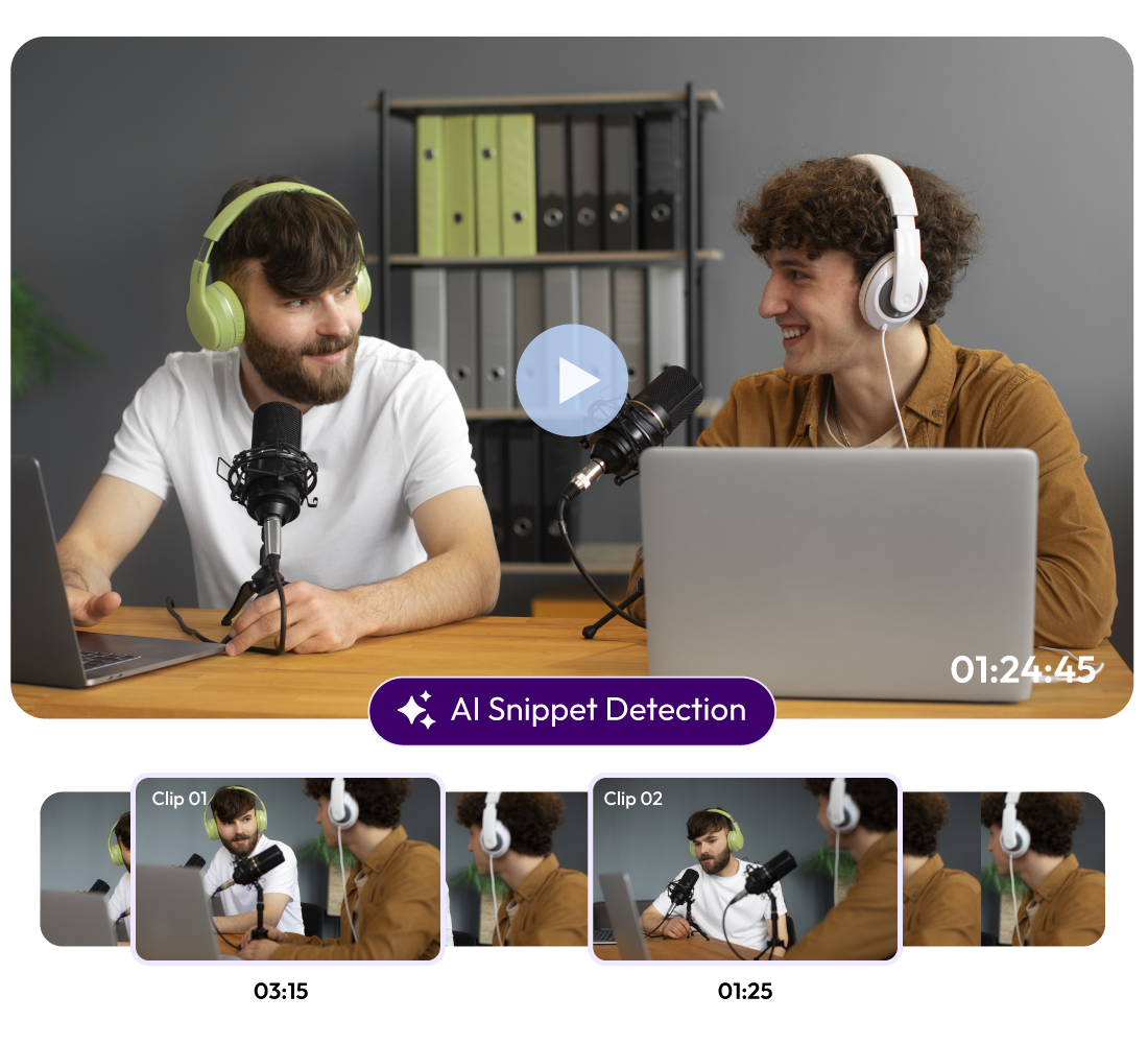 AI video summarizer for podcasts