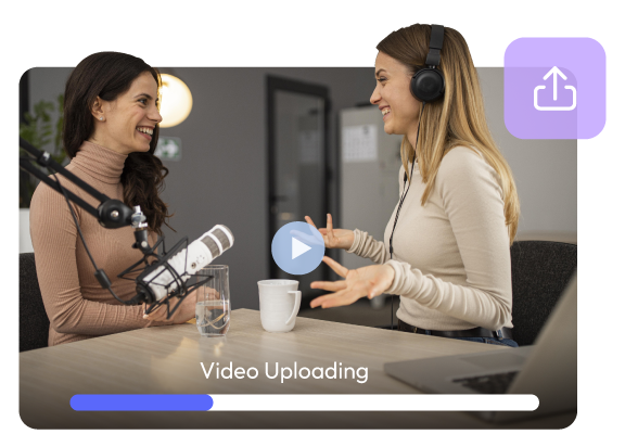 Upload podcast recording