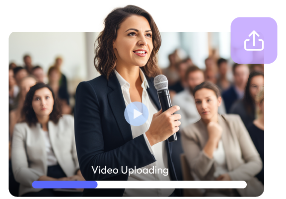 Upload trade show recordings