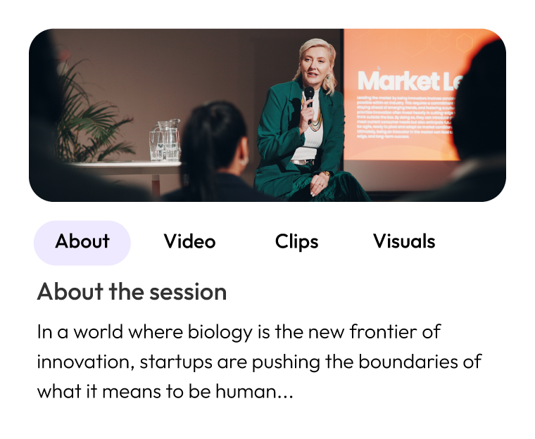 event content repurposing tool